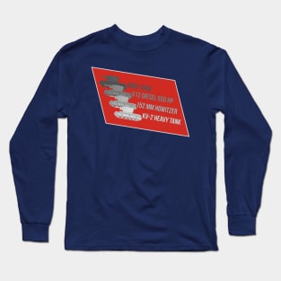 Gradient from KV-2 in the spirit of communism Long Sleeve T-Shirt